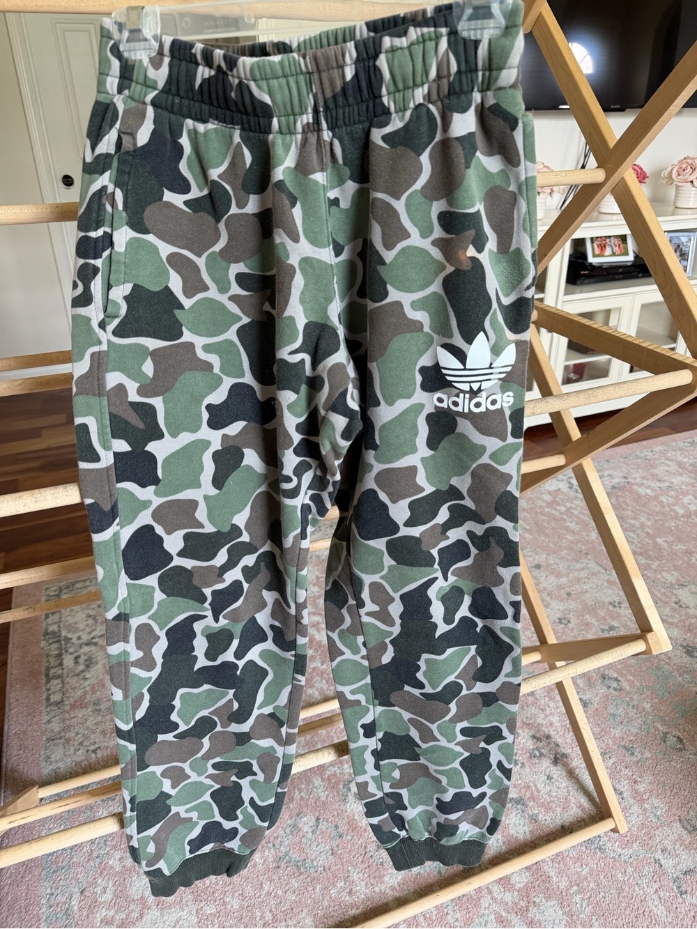 adidas Camo Jogger Pants - Green Camo
